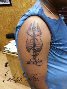 Om is the symbol of Lord Shiva OM tattoo by Mahesh Ogania