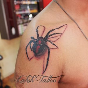 Spider tattoo by Mahesh Ogania one Best Art Work by mahesh,