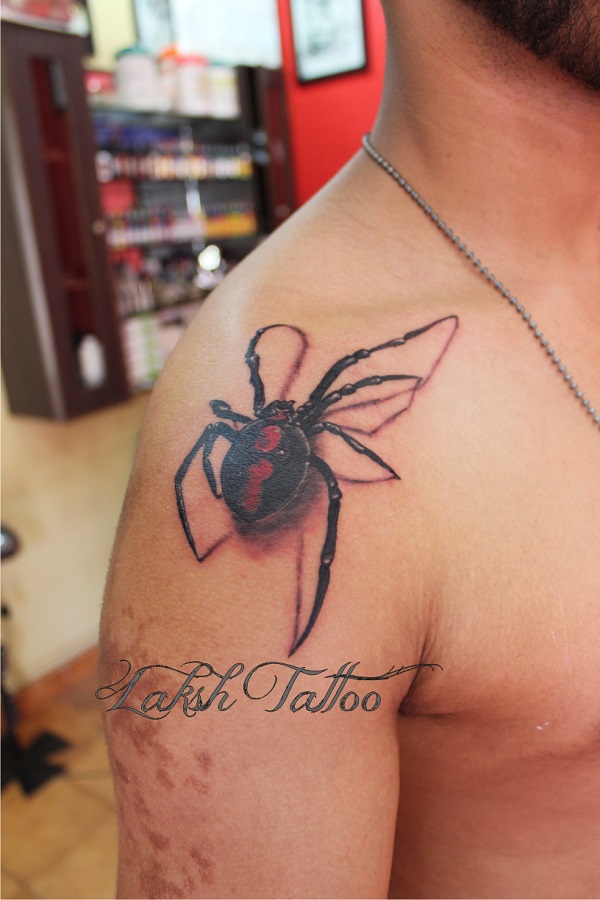 Spider tattoo by Mahesh Ogania one Best Art Work by mahesh, –