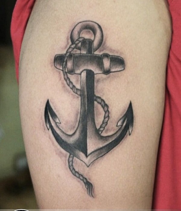  Anchor Tattoo by Mahesh ogania at @lakshtattoostudio