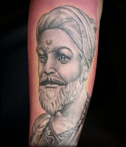 Chhatrapati Shivaji Maharaj tattoo