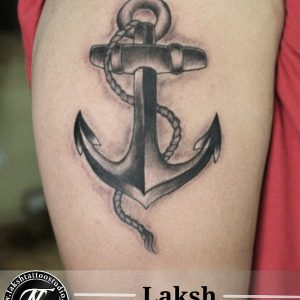 Anchor Tattoos are usually worn by sailors.