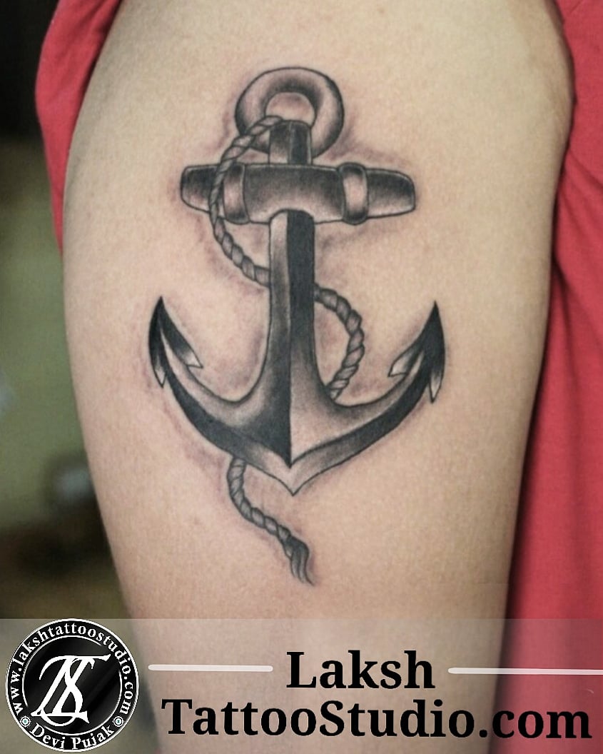 Anchor Tattoos are usually worn by sailors.