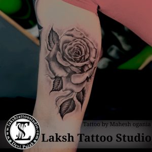 Best Rose Tattoo by Mahesh Ogania